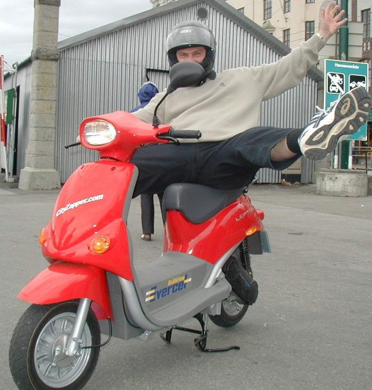 Testtur i elmoped