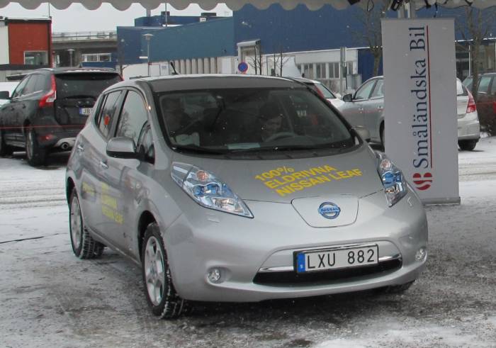 Nissan Leaf hos IKEA