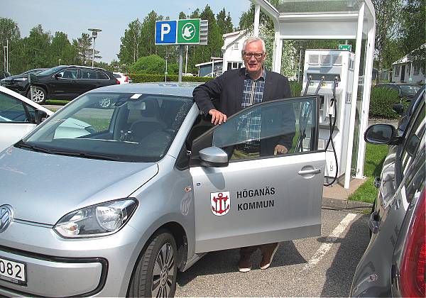 Peter Nystrm och VW e-up