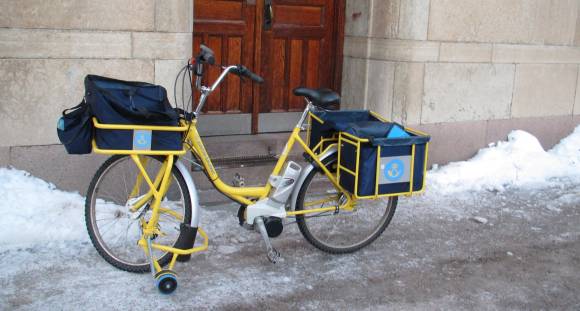 Postens elassisterade cykel